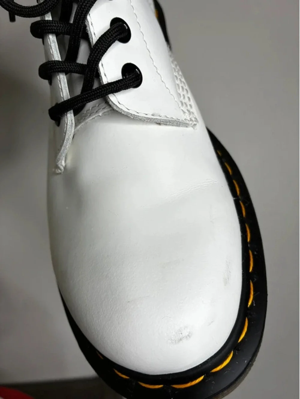 Dr. Martens “Air Wair” 1460 Men’s Smooth Leather White Boots